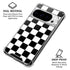 Black and White Checkered Google Pixel 10 Pro XL Clear Case